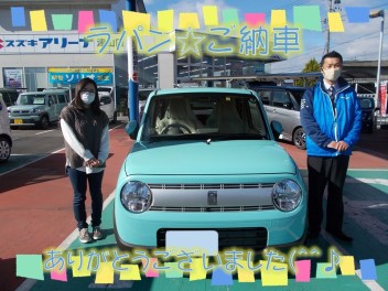 ☆ラパン☆ご納車いたしました(^^♪